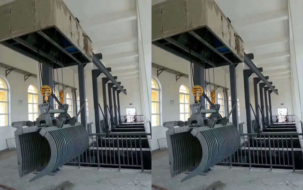 抓斗式清污機(jī)安裝